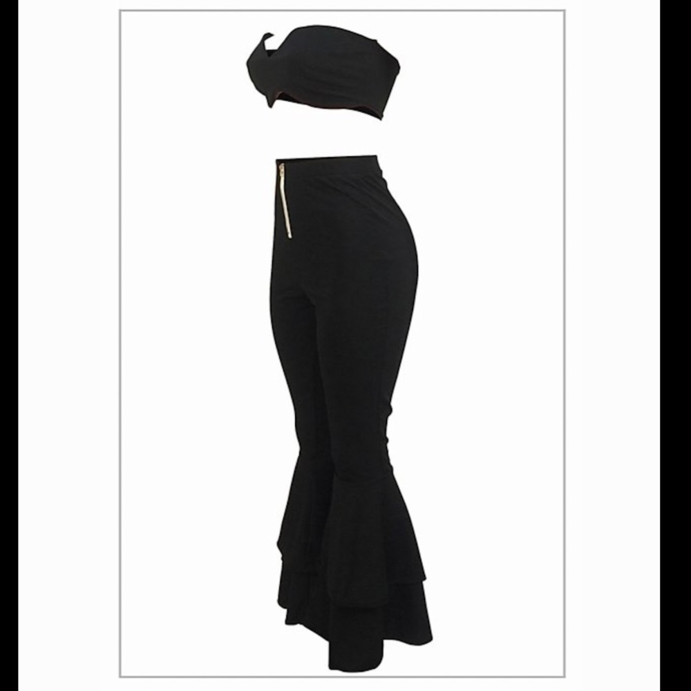 Flared Leg Two Piece - Picture 3 of 6